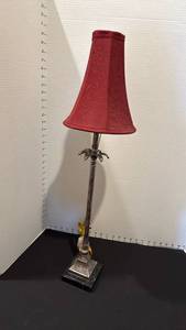 lot 1068 image: Table light 30 inches tall missing finnial