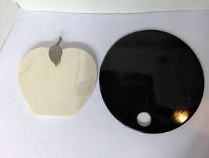 lot 1148 image: Marble Cheese and Serving Board Set