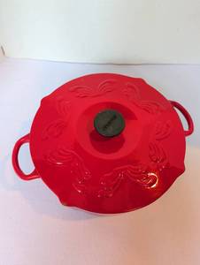 lot 1156 image: Chantal Enamel Cast Iron Dutch Oven with Lid