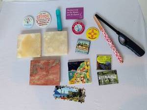 lot 1165 image: Mixed Lot of magnets coasters, lighters and more