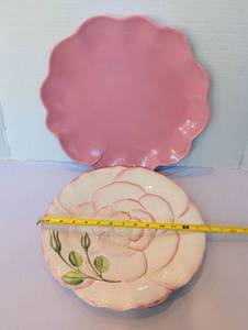 lot 1186 image: 13 inch platters ceramic San Marco and Barrarte brands