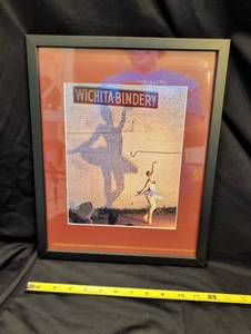 lot 1254 image: Wichita Bindery Ballerina Framed Photo Print 12x15