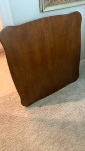 lot 1600 image: Stakmore Folding wooden table 32X32