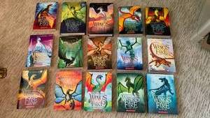 lot 1628 image: Wings of Fire Book Series Complete Set by Tui T. Sutherland