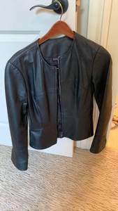 lot 1664 image: Ladies Shape fx leather jacket size small