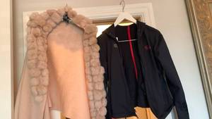 lot 1666 image: Ladies shawl and athletic jacket small