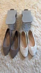 lot 1918 image: Womens shoes size 8-8.5 with organizers