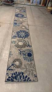 lot 2004 image: Safvich runner rug approx 13 ft great condition located in basement