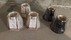 lot 2013 image: 5 small shades 4 inches tall all new located in basement