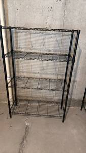 lot 2018 image: Wire adjustable shelf 55x36x14 located in basement
