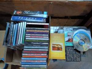lot 2025 image: Large Lot of Music CDs, DVDs, and Cassette Tapes - Various Artists Nat King, Cole Tony Bennett, Rod Stewart and more