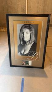 lot 2029 image: Framed Barbara Streisand framed poster