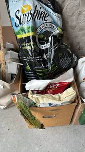 lot 3001 image: Garden Supply Lot - Potting Mix, Ice Melt & Green Moss