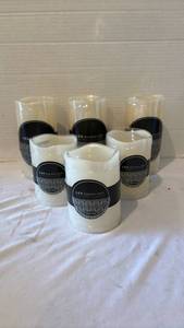 lot 3142 image: Set of 6 LED Flameless Candles with Timer and Electronic Flickering