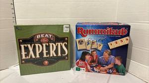 lot 3241 image: Rummikub Classic & Beat the Experts Board Game