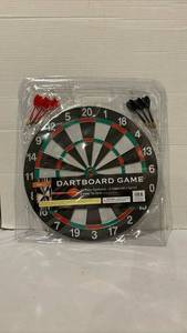 lot 3246 image: 15-Inch Dartboard Game Set with 6 Metal Tip Darts