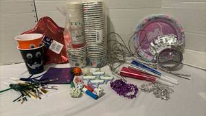 lot 3328 image: Mixed Party Supplies Bundle