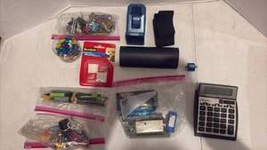 lot 3402 image: Office Supplies- Calculator, Stapler, Tape Dispenser, Clips, Pins & More
