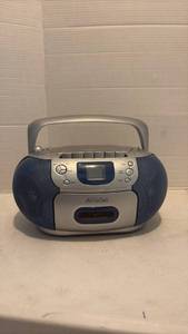 lot 3410 image: Accurian Portable CD AMFM Radio Cassette Boombox