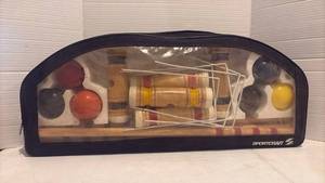 lot 3453 image: Sportcraft Croquet Set with Carry Case