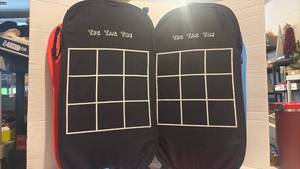 lot 3457 image: Himal Portable Tic Tac Toe Lawn Game & Carrier