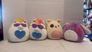 lot 3504 image: Squishmallows Plush Bundle Set of 4