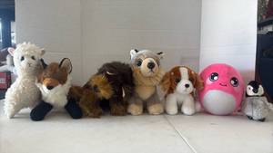 lot 3531 image: Stuffed Animal Plush Toy Lot of 7
