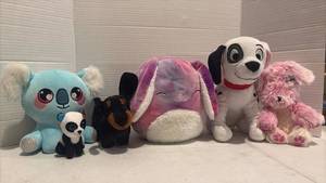 lot 3555 image: Mixed Stuffed Animal Plush Toy Lot of 6