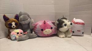 lot 3559 image: Mixed Stuffed Animal Plush Toy Lot of 6