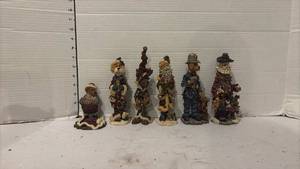 lot 3733 image: Boyds Bears & Friends Bearstone Collection Set of 6 Figurines