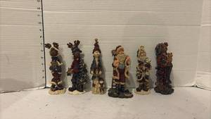 lot 3734 image: Boyds Bears & Friends Folkstone Collection Christmas Figurines Set of 6
