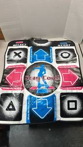 lot 6546 image: Non-Slip Dance Pad Dancing Mat, PC USB Dancing Mat Compatible for PC AV Video Game