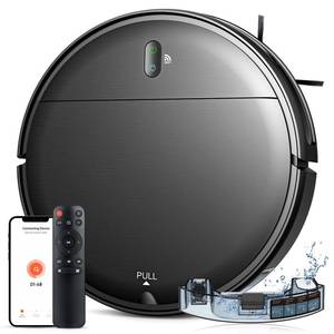 lot 6548 image: Robot Vacuum and Mop Combo, 2 in 1 Robotic Vacuum Cleaner with Schedule, AppAlexaVoice Control, Slim 2.87, Self-Charging, Strong Suction & Long Runtime, Ideal for Hard Floor, Pet Hair, Carpet