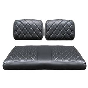 lot 6580 image: NOKINS Golf Cart Seat Covers Fit for Yamaha G2 G8 G9 G11 G14 G16 G19 G20 G21 G22 OEM Standard Front Seat Cushion, Yamaha Replacement Front Seat Covers, Golf Cart Accessories (Black&Black Stitch)