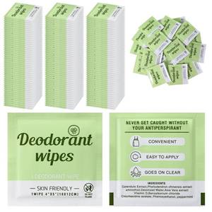 lot 6602 image: Timgle 100 Pcs Mini Travel Deodorant Wipes Individually Wrapped Armpit Antiperspirant Deodorant Sweat Body Wipes for Women Men Teens Sports Travel Clean Skin Underarm Excessive Sweating(Cucumber)