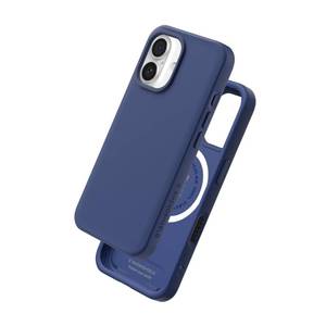lot 6660 image: RhinoShield Case Compatible with Magsafe for iPhone 16  SolidX - Reinforced Shock-Absorbing Slim Design Protective Cover with 3.5M  11ft Drop Protection - Ultra Marine