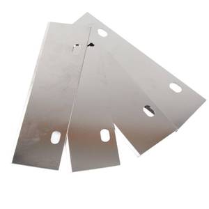 lot 6695 image: 4Pcs Grill Scraper Blades Stainless Steel Grill Scraper Grill Replacement Blade Heavy Duty Outdoor Grill Cleaning Tool Griddle for Outdoor BBQ Grill