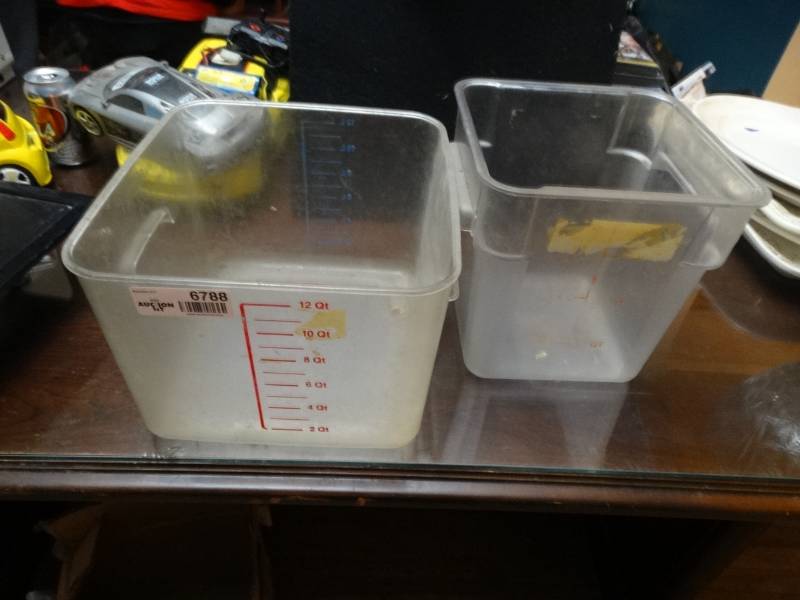 lot 6788 image: Commercial measuring bins.