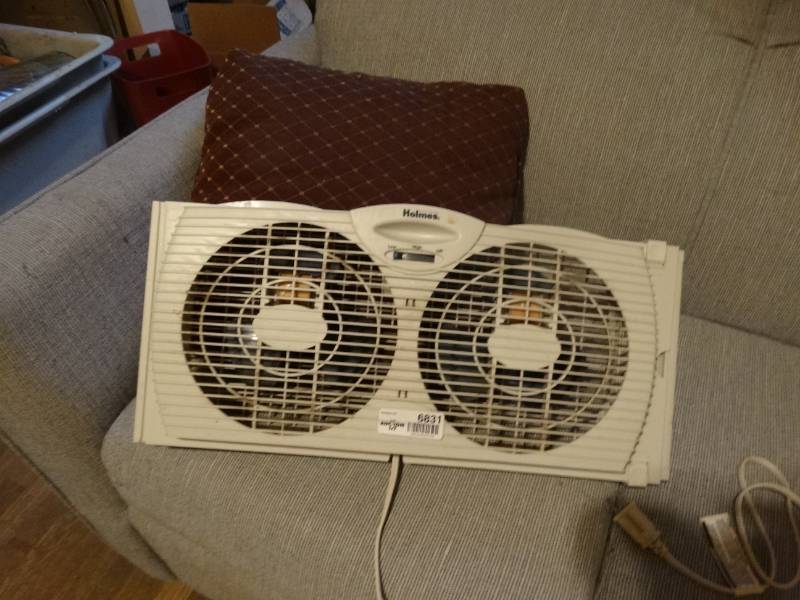 lot 6831 image: Holmes window fan.