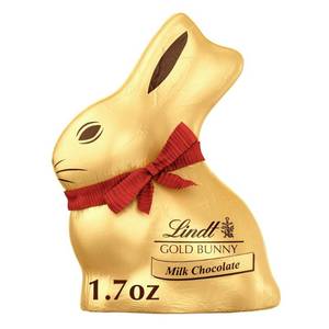 lot 6718 image: 5 pcs Lindt Gold Bunny Chocolate - 1.7oz Best by 83126