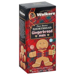 lot 6755 image: Lot of 2 Walkers Shortbread Holiday Cookies Gingerbread Men - 4.4oz (Exp. Jan 2027)