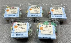 lot 6769 image: Lot of 5 Favorite Day Pastel Chocolate Drops with White Sprinkles 4 oz (Exp. 12012026)