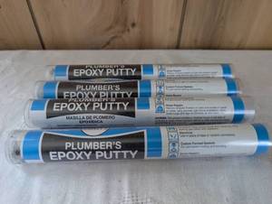 lot 2005 image: Plumbers Epoxy Putty Set - Multi-Purpose Repair Tubes - 4 ct