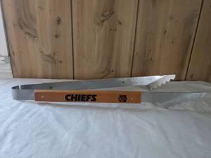 lot 2008 image: Kansas City Chiefs NFL BBQ Grill Tongs