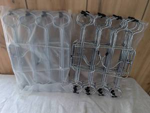 lot 3508 image: Tosnail 5 Pack 8-Tier Steel Legging Organization Racks&nbsp