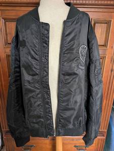 lot 4507 image: Southpole Mens Black Bomber Flight Jacket XXL