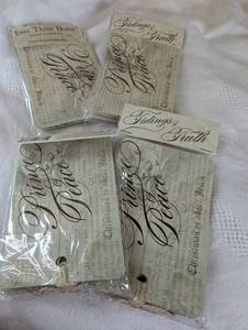 lot 8008 image: Ever Thine Home Prince of Peace Christmas Gift Tags Set