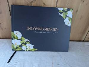 lot 8500 image: Memorial Guest Book In Loving Memory
