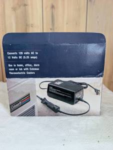 lot 8601 image: Coleman 120V AC to 12V DC Power Supply Adapter for Thermoelectric Coolers