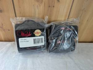 lot 9003 image: Walsh 171-BK Black Brace Bandage Support -&nbsp 2 Backs